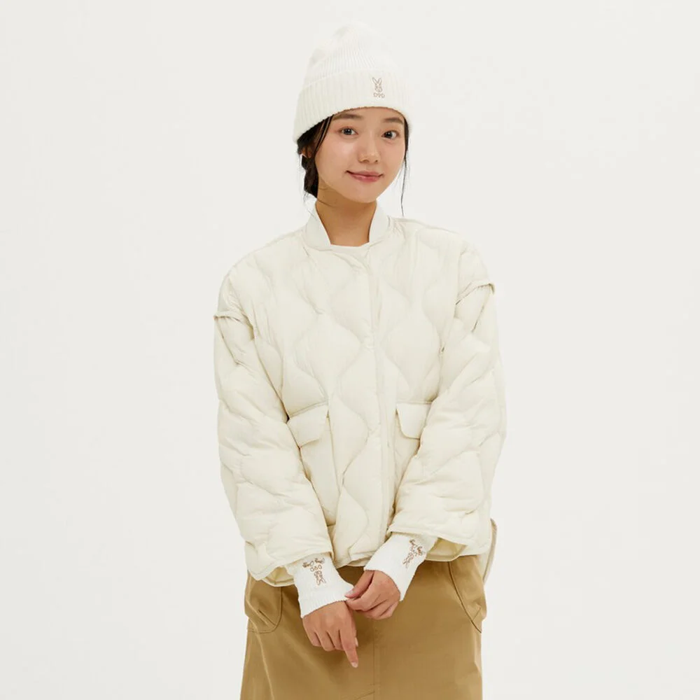 女裝) Necklace D7 羽絨外套(IVORY)
