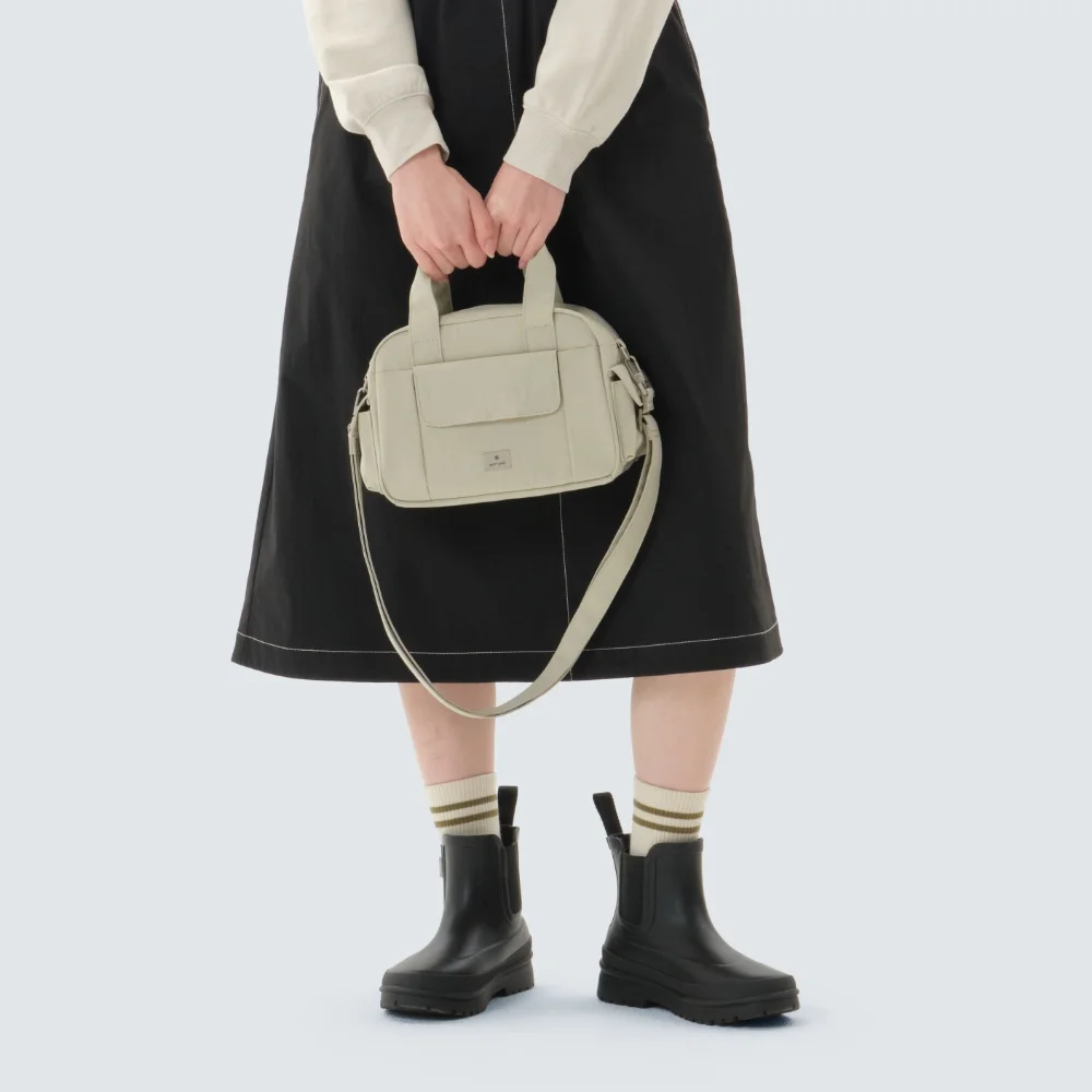 Cample 2way 口袋 托特袋 3L Light Beige (S26ZWCTB15)