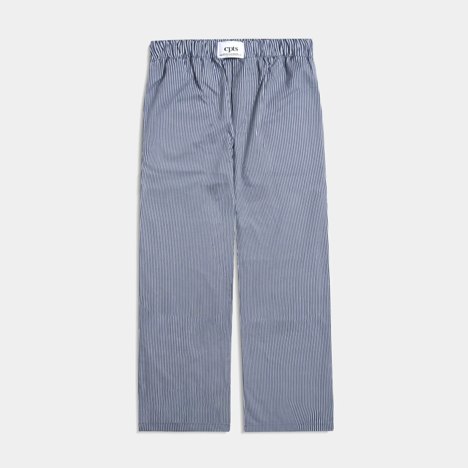 UNISEX STRIPED LABEL BOXER PANTS_NAVY