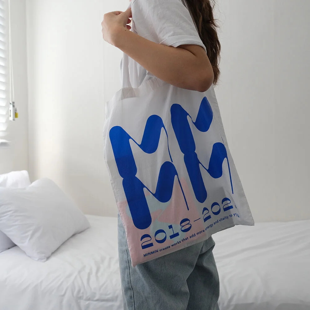Minmin 2018-2021 Eco Bag White