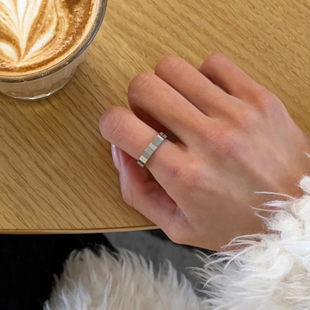 Cutting Glossy Matte Ring