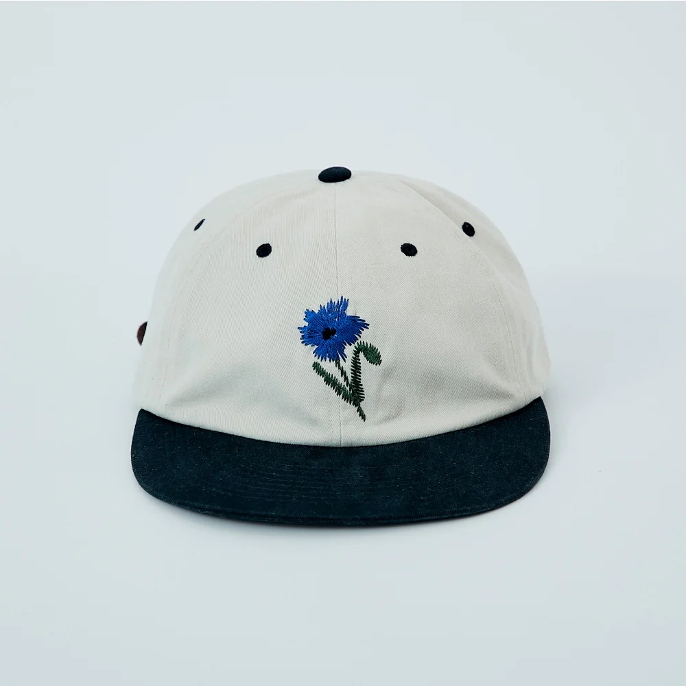 Vintage Flower Ballcap - Ivory