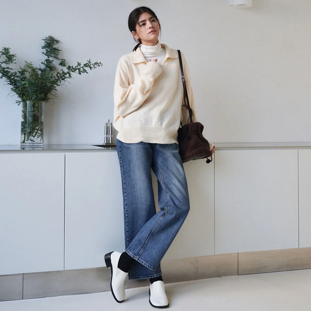 Roky straight denim pants - blue