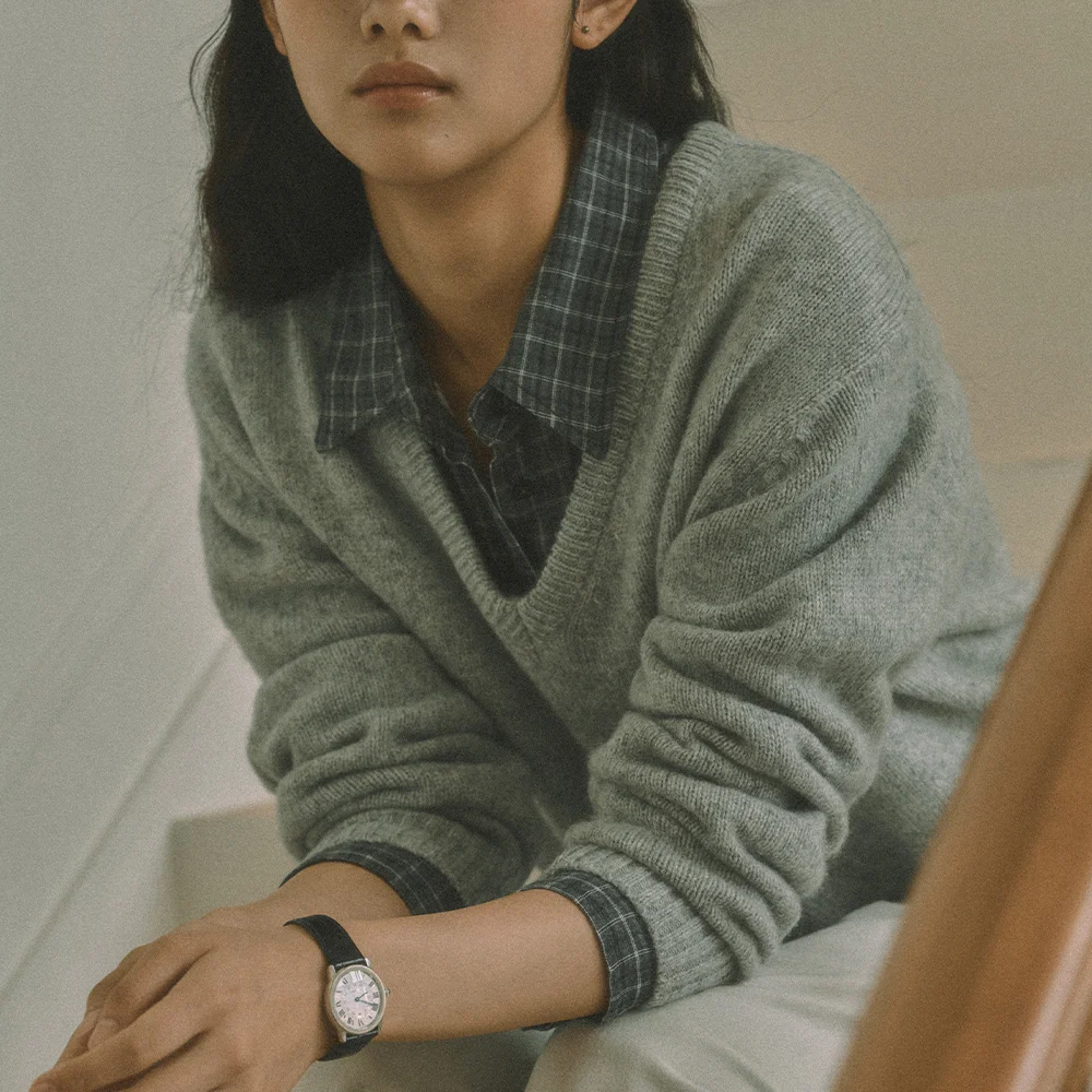 POPPY POCKET CHECK SHIRT_CHARCOAL
