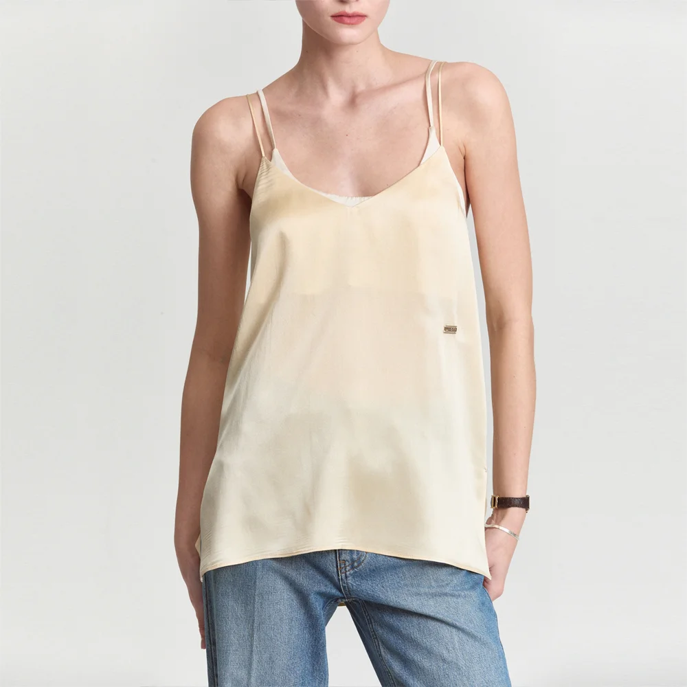 SILK SLIP TOP_LEMON BUTTER