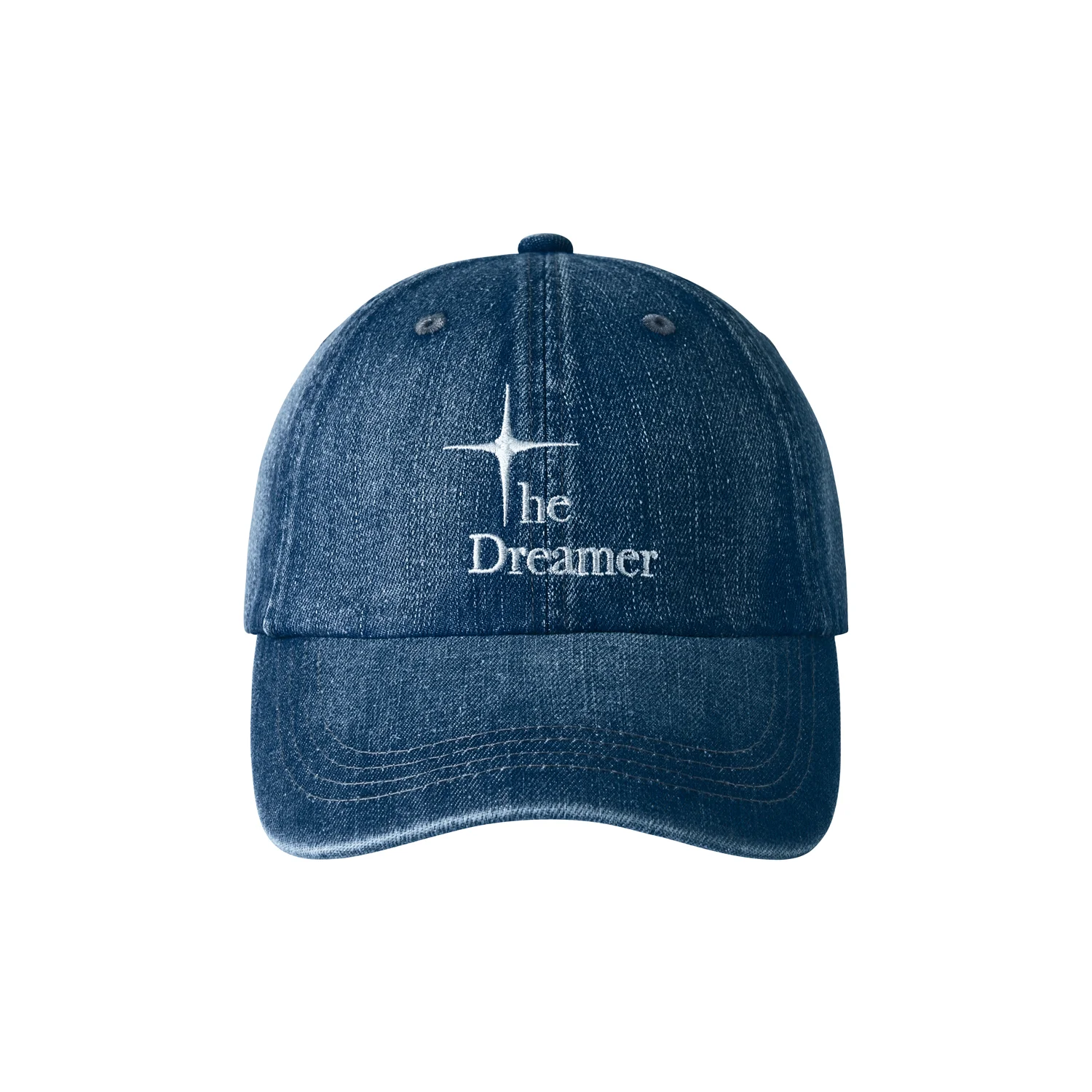 Washed Casual Logo Ball Cap - Dark Blue