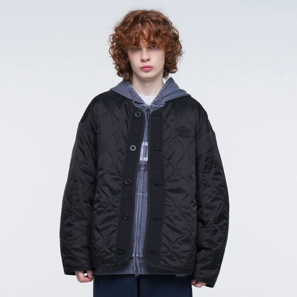 LINER QUILTED JACKET (BLACK)