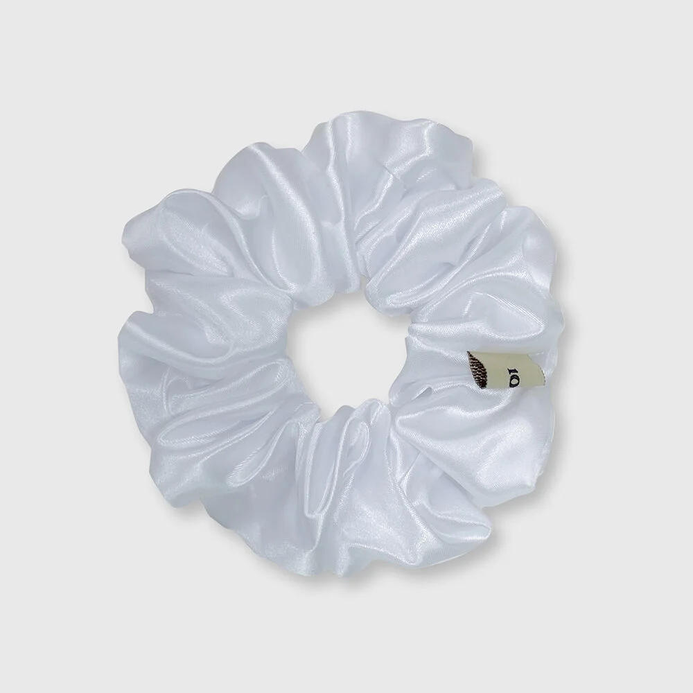 RINNI scrunchie/hairband_satin white