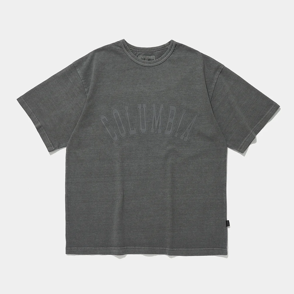 COLUMBIA TOT DYED S/S T-SHIRTS_GRAY
