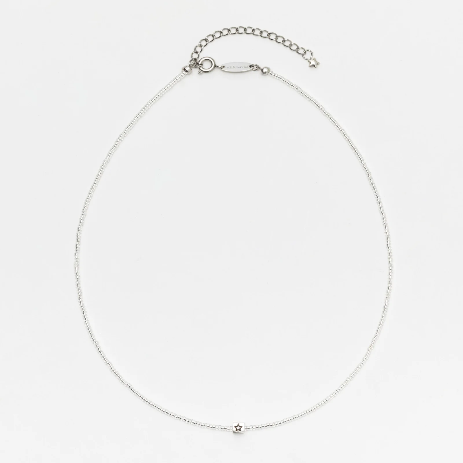 Star Cube Necklace - Ice