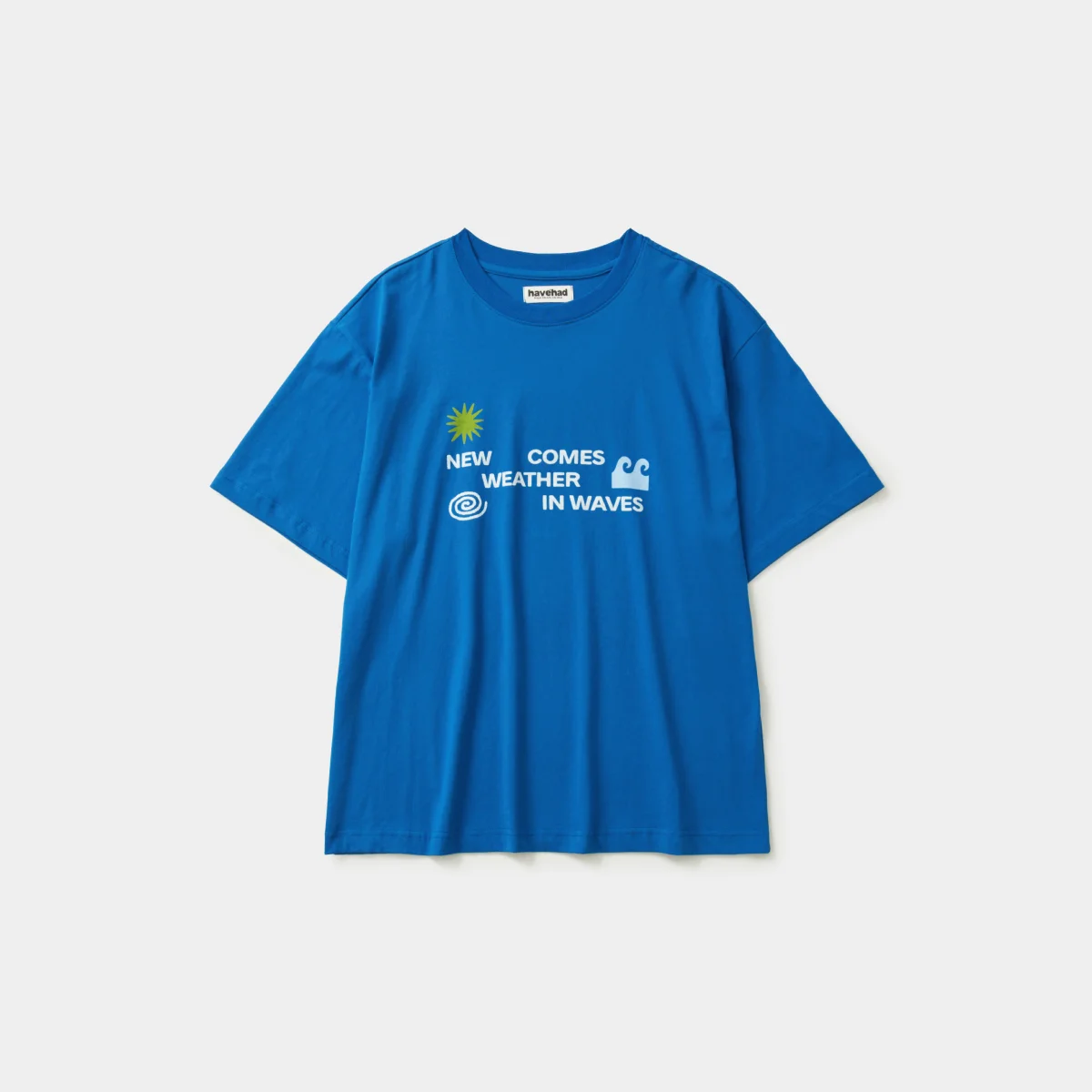 Weather in Waves Tee (Vintage Blue)