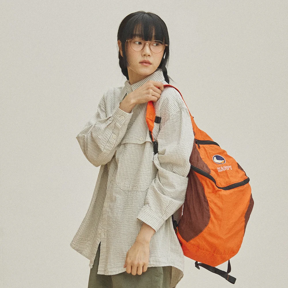 STRIPE POCKET WORK SHIRT (IVORY)