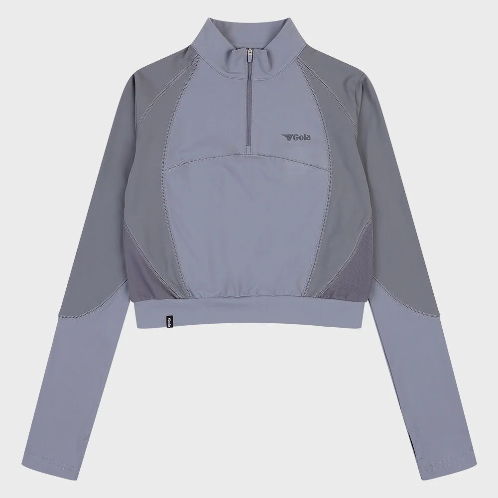 W ATHLETIC LONG SLEEVE HALF ZIP-UP
