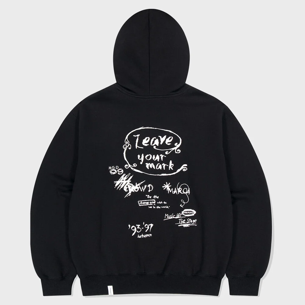 LEAVE YOUR MARK HOODIE BLACK(MG2EFMM418A)