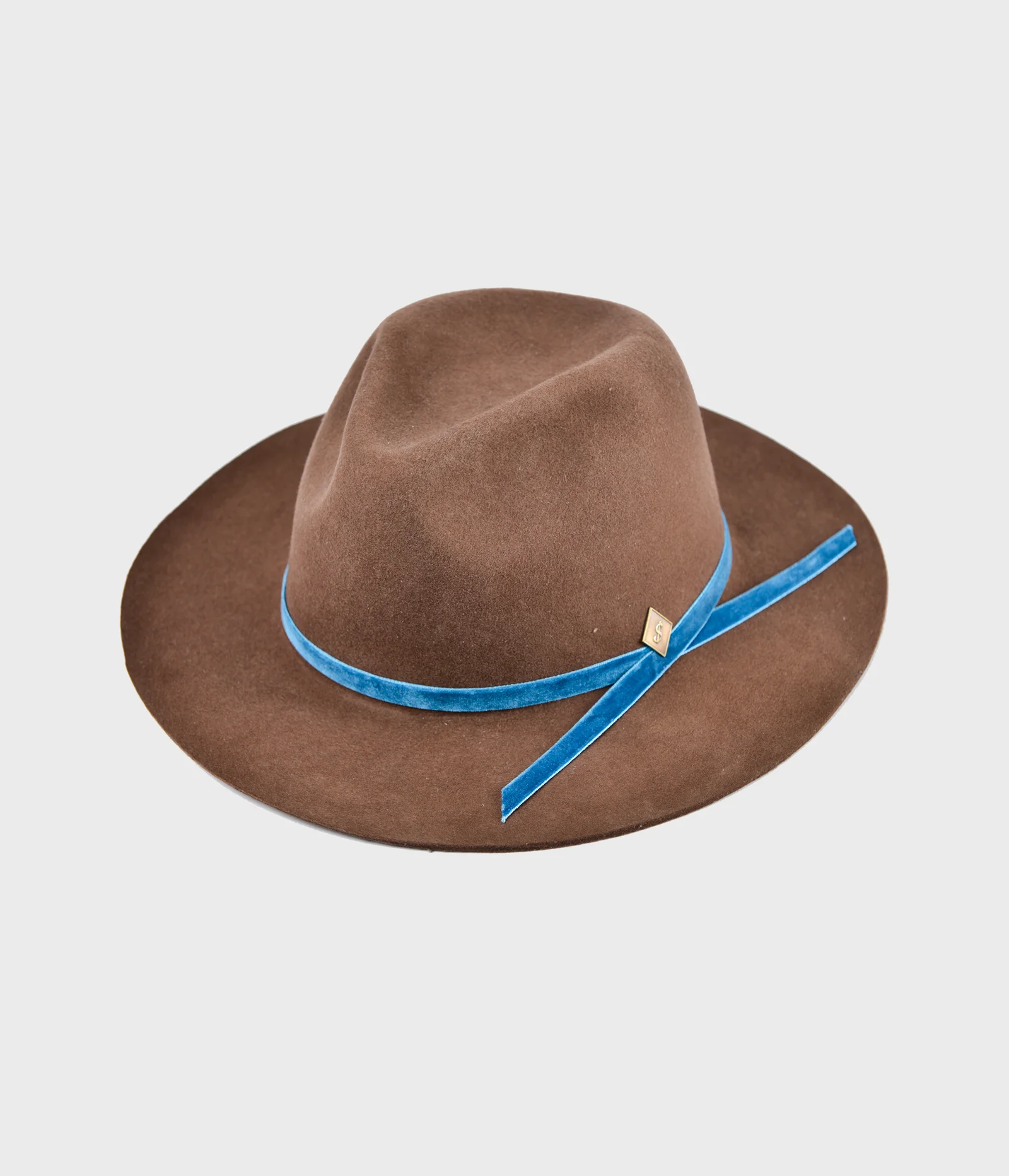 velvet custom fedora_brown