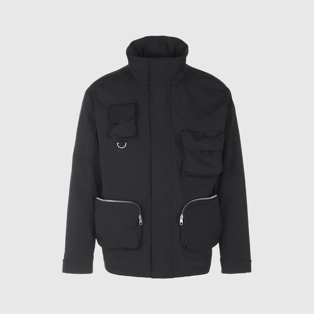 Multi Pocket Field Jacket (3M Thinsulate) (BLACK)