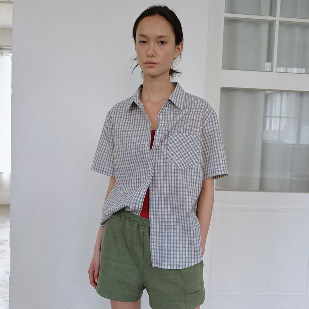 Piccolo Check Shirt (Blue)