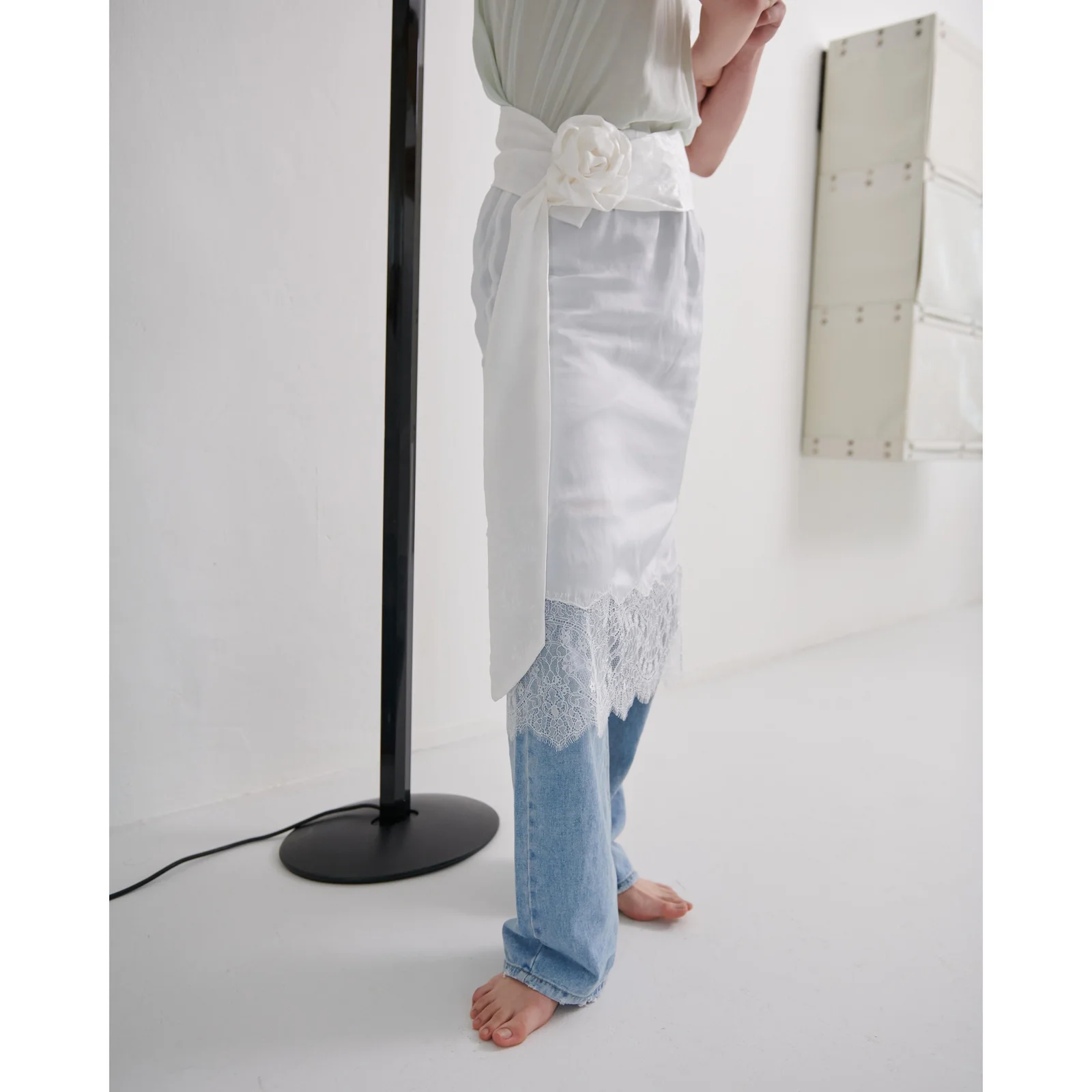Iris corsage belt Iris 胸花 腰帶