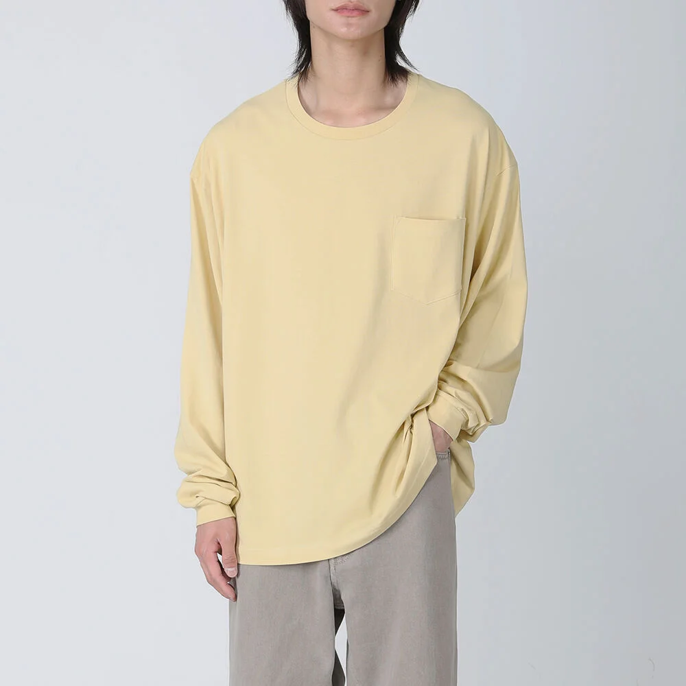 LONG SLEEVE TEE YELLOW