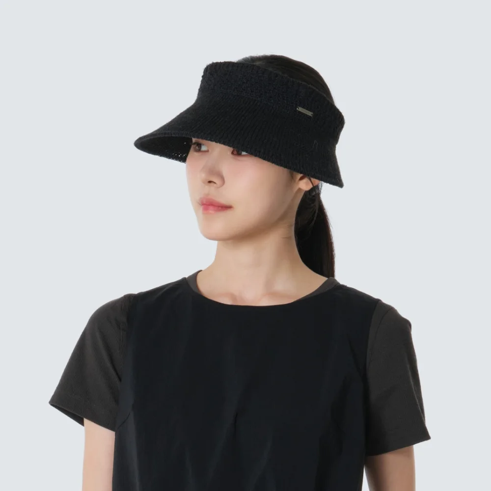 女裝 針織衫 遮陽帽 Black (S26MWFKC68)