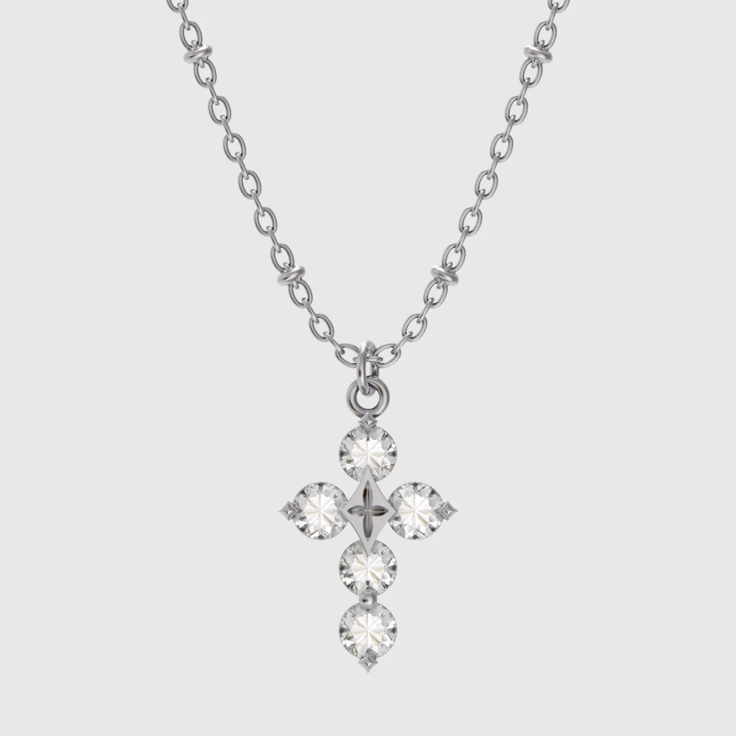 Steri 交叉 Necklace
