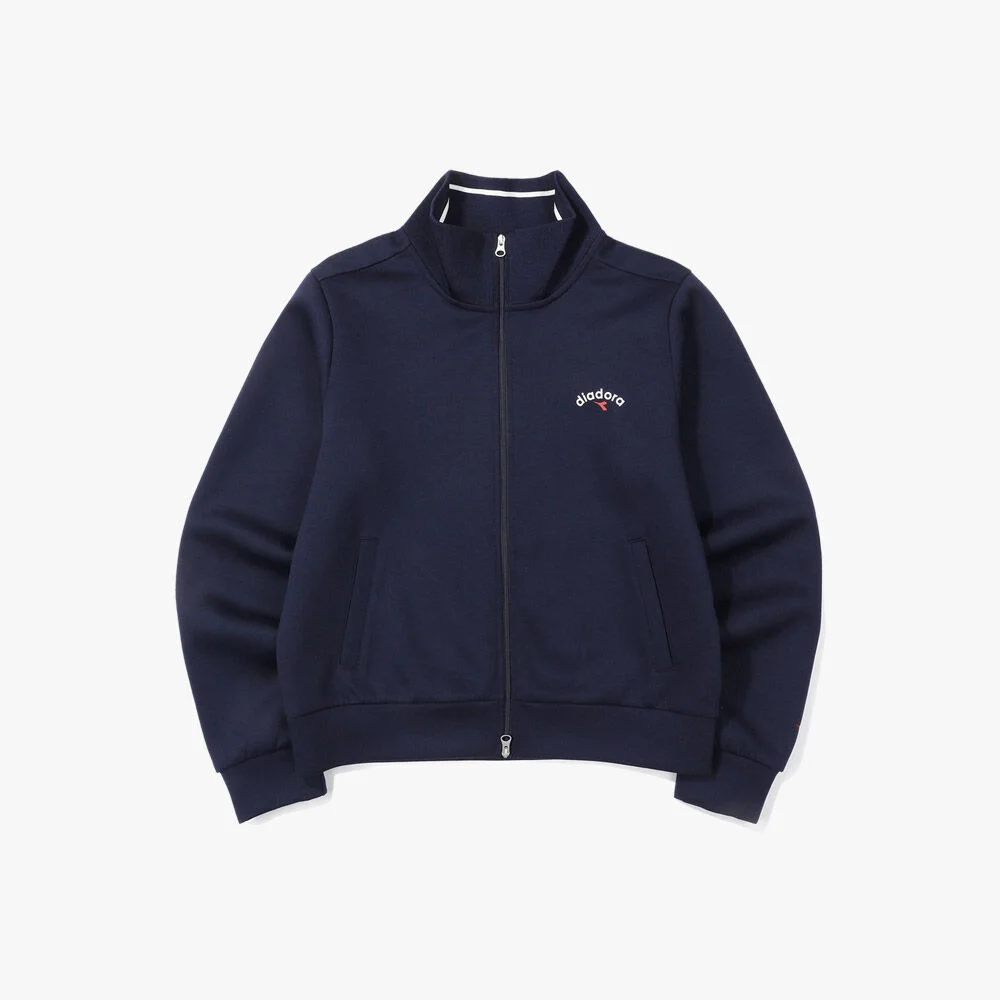 Besti 高領 拉鏈 女裝 NAVY