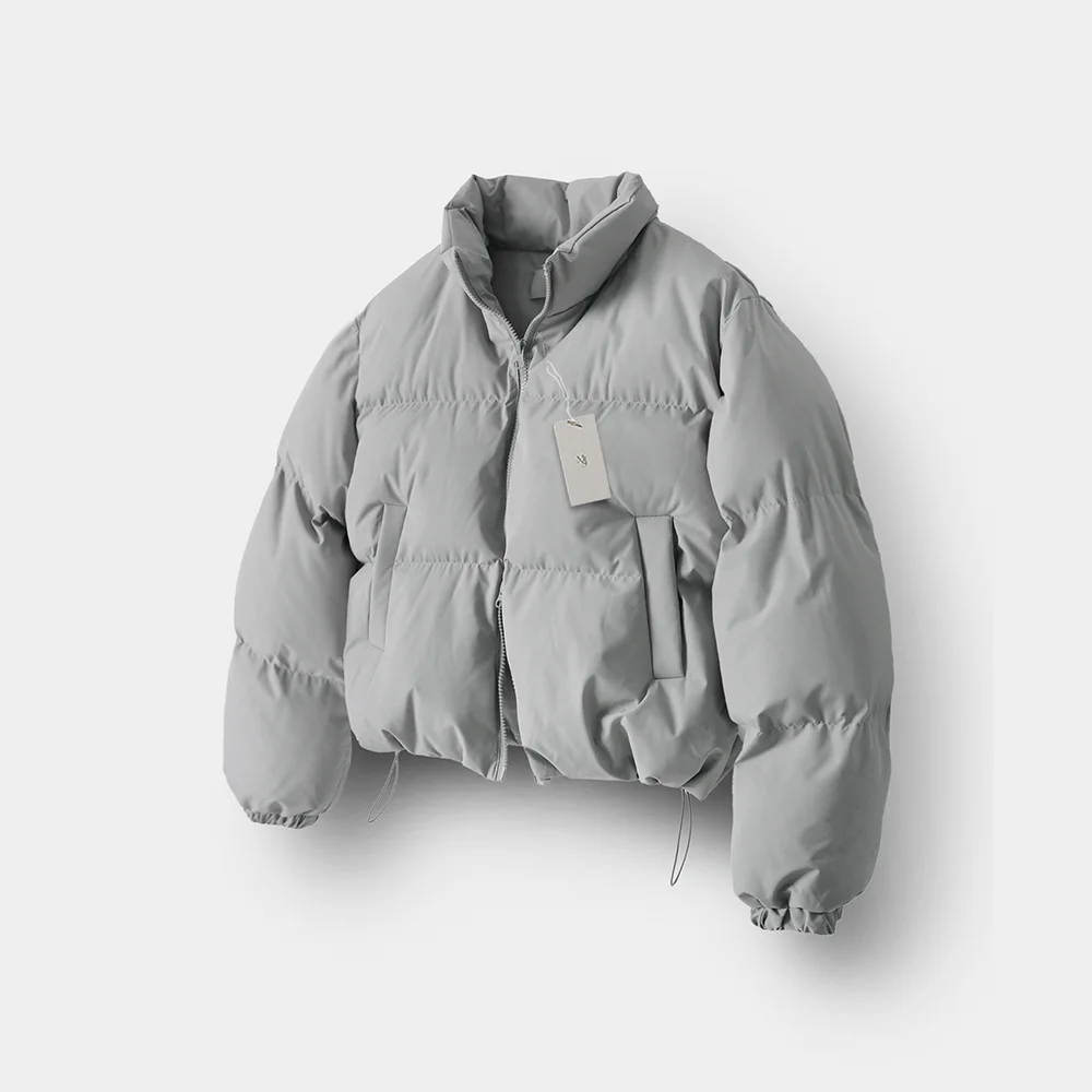 (woman) Puffer 短版 短款羽絨服_Gray