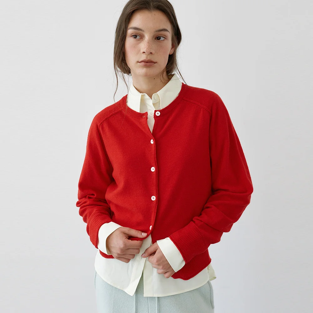 Essential Wool Cardigan (4color)