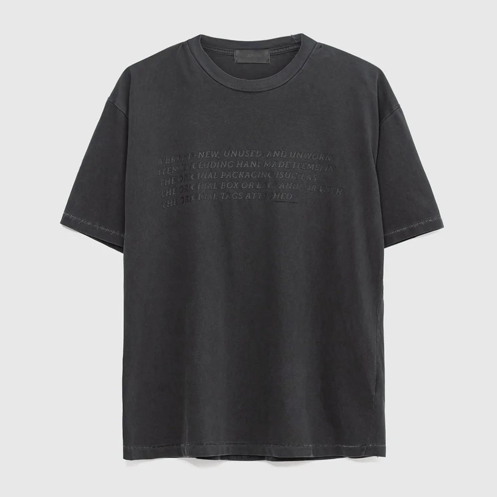90s VTG-Like Tee / Description (Washed Black)