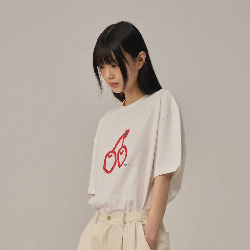 BP Cherry T-Shirt_WHITE