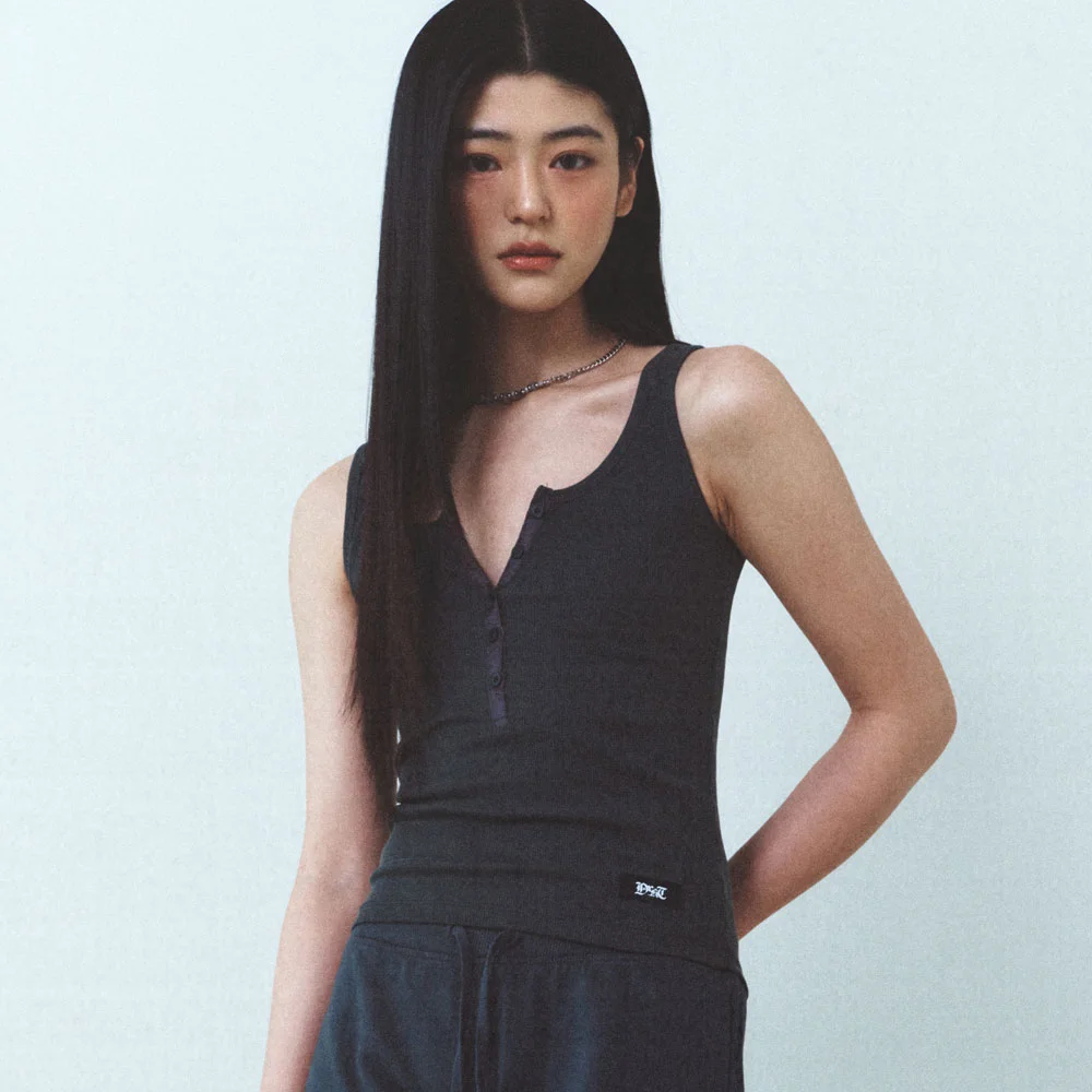 Henly Tank Top Charcoal