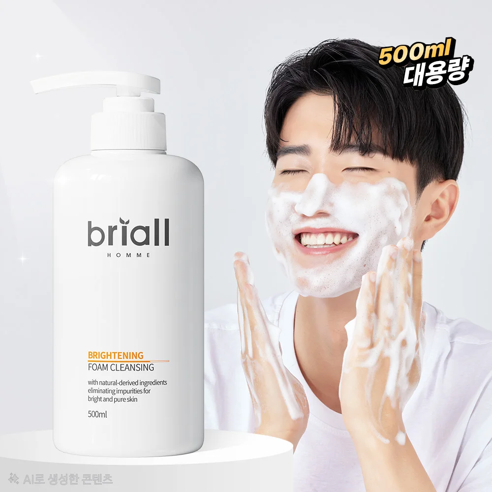 Briol Homme 亮白 大容量 潔面泡 500ml