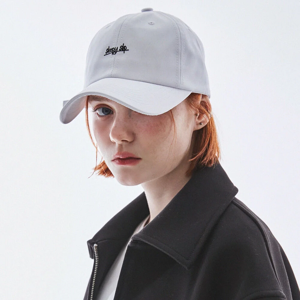 #1 SATIN WHITE BALL CAP
