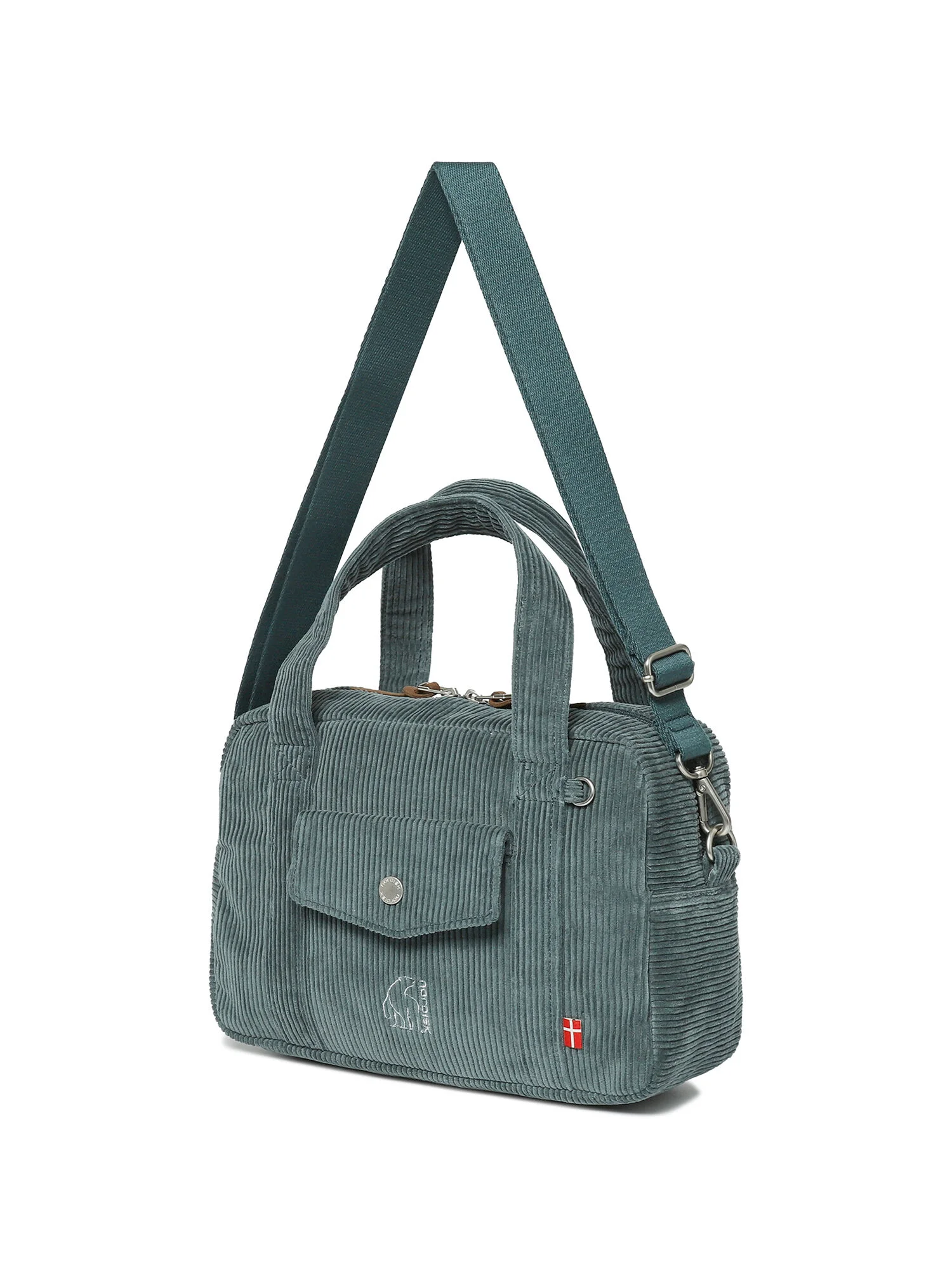 Nyhavn 燈芯絨 托特袋_Dark Green_OWF25B03G9