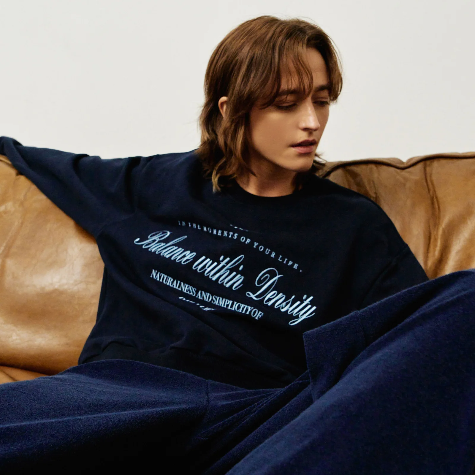 EMBROIDERY SWEATSHIRTS_NAVY