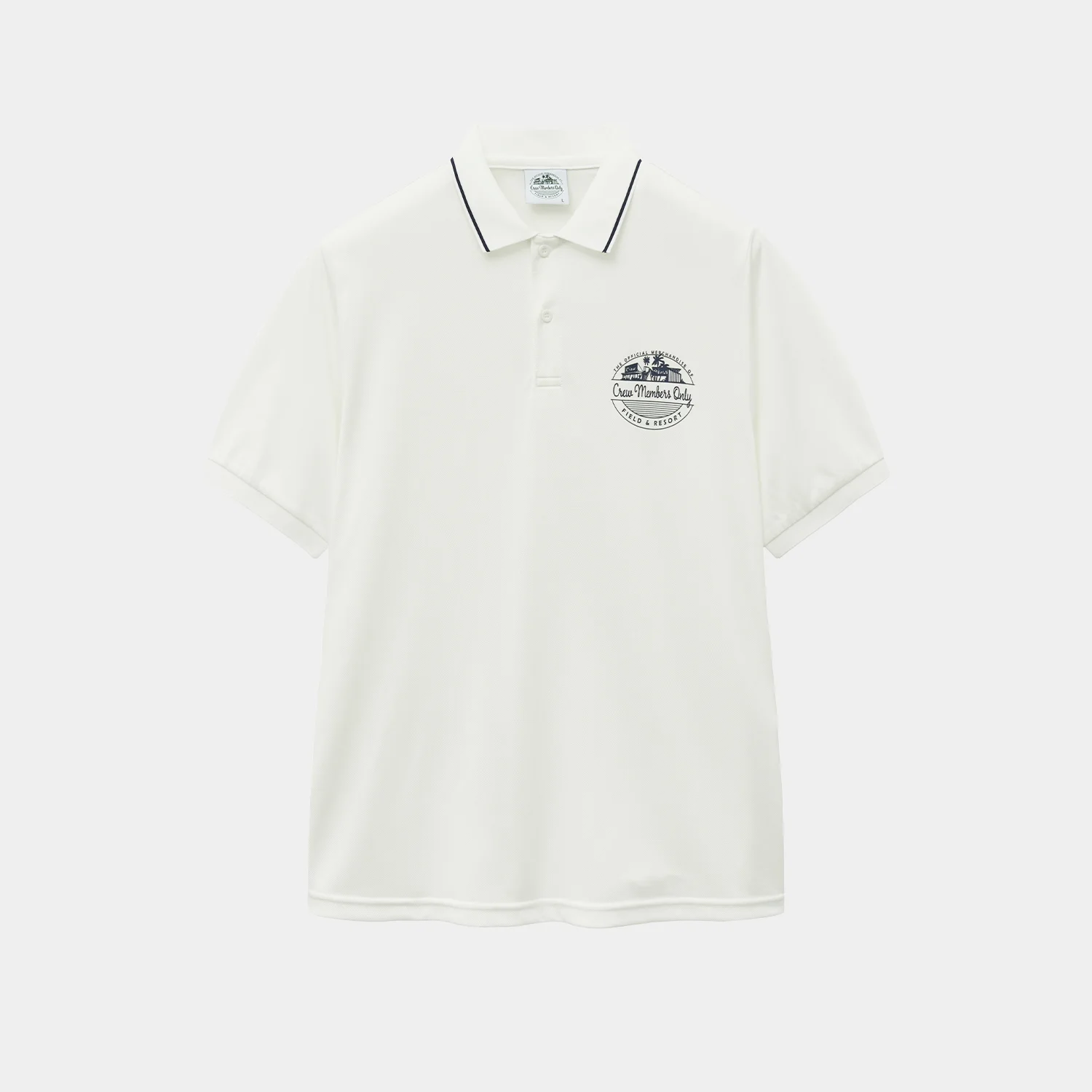 RESORT BASIC POLO WHITE