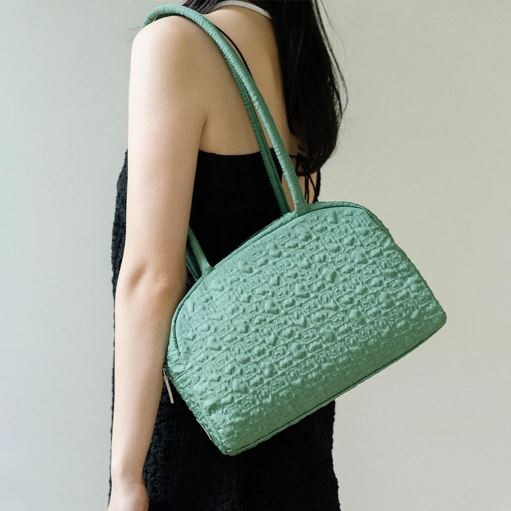 plummy bag _ Ripple turquoise