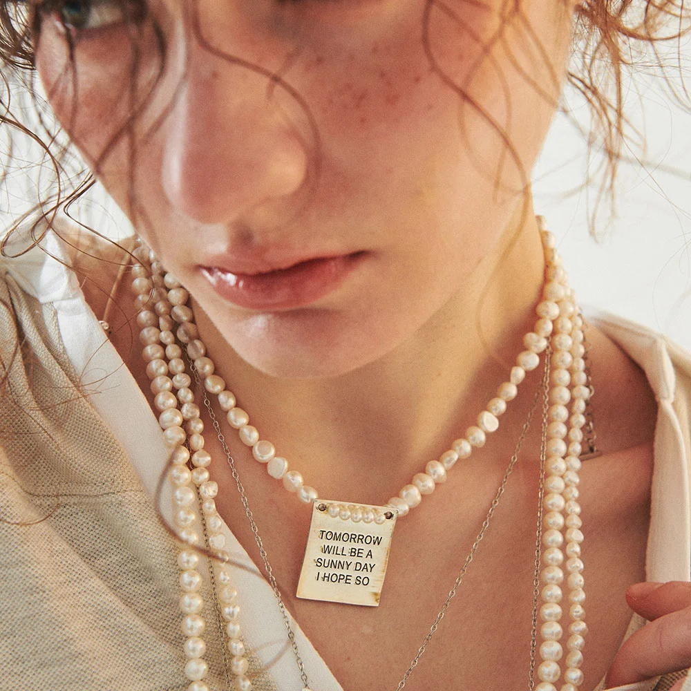 Freshwater Pearl Picket Necklace