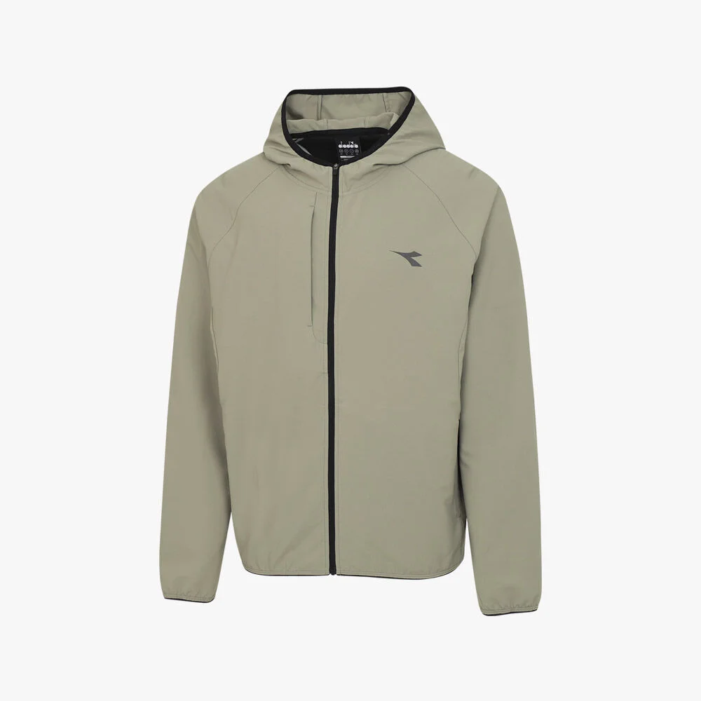 可收納 跑步 防風外套 外套 KHAKI