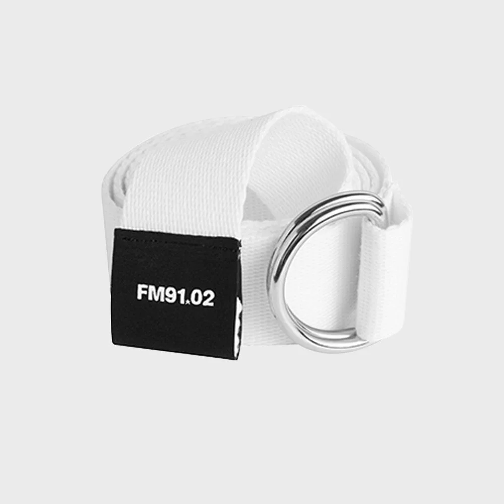 radiohead BELT white