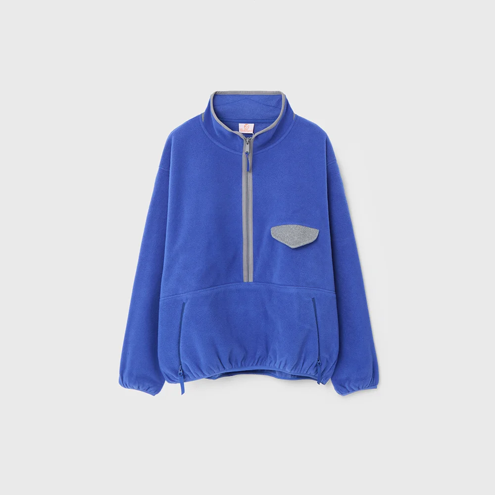 SOFT FLEECE PULLOVER (BLUE)