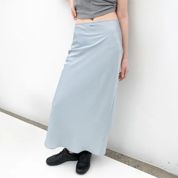 AN SATIN SET-UP MAXI SKIRT (SK-5108)