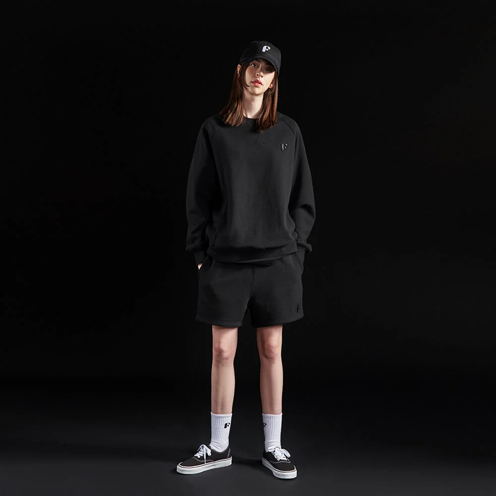 Essential 'F' logo sweat shorts_Women (Black)