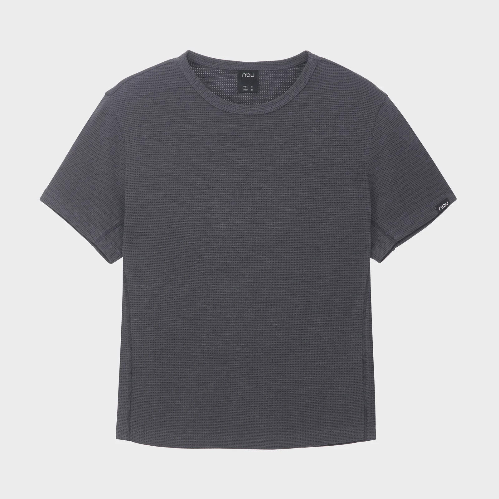 W 砂洗 短袖T恤 Dark Gray