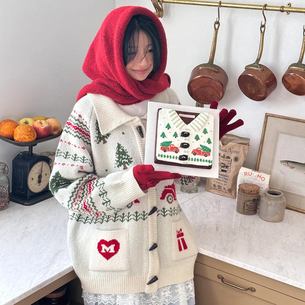 TREE COWICHAN KNIT CARDIGAN (IVORY)