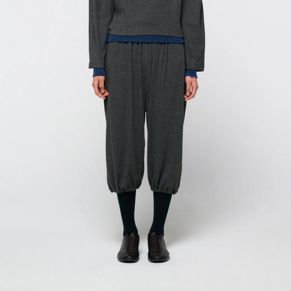 Jersey banding pants, Charcoal