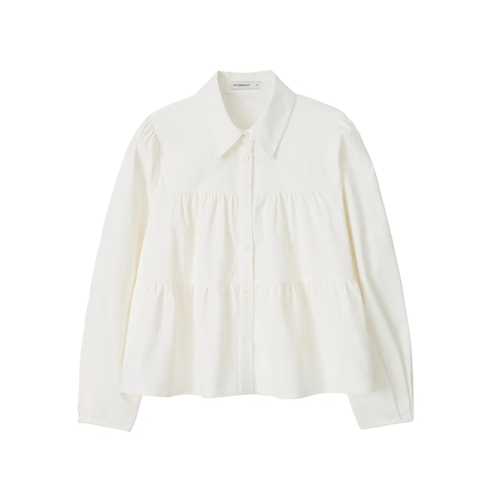 Belle Wave Blouse (white)