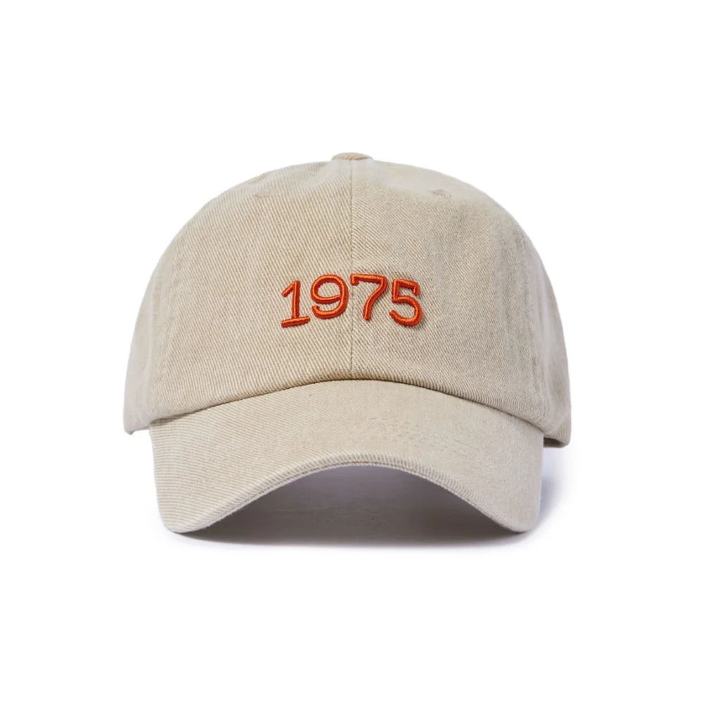 1975 DENIM BALL CAP - BEIGE (P245AHA209)