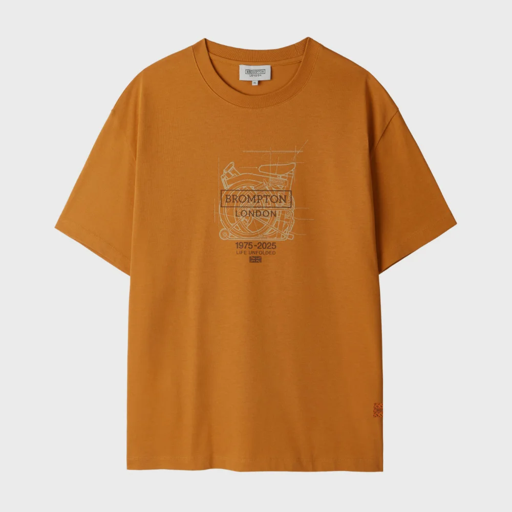 1975 HALF SLEEVE T-SHIRT - ORANGE (P253UTS501)