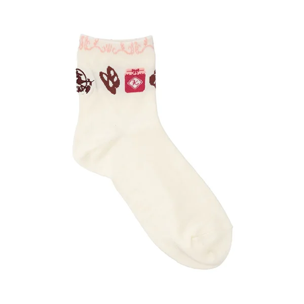 短筒 點綴 襪(女巫 麵包店 23-25cm)